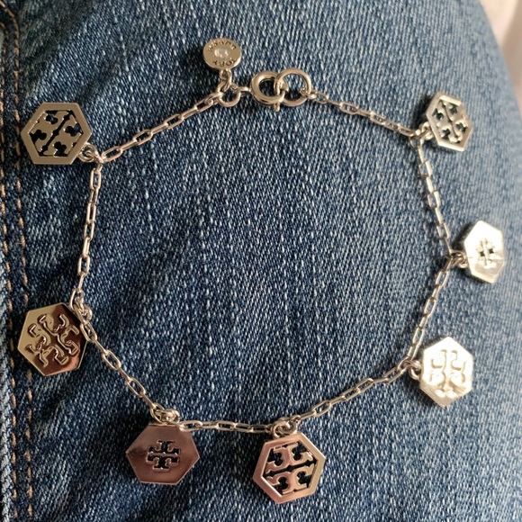 Tory Burch Silver Charm Bracelet - Picture 4 of 5
